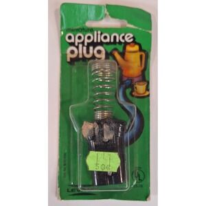 Vtg Leviton Small Appliance Cord End Plug 10A-125V 5A-250V NOS